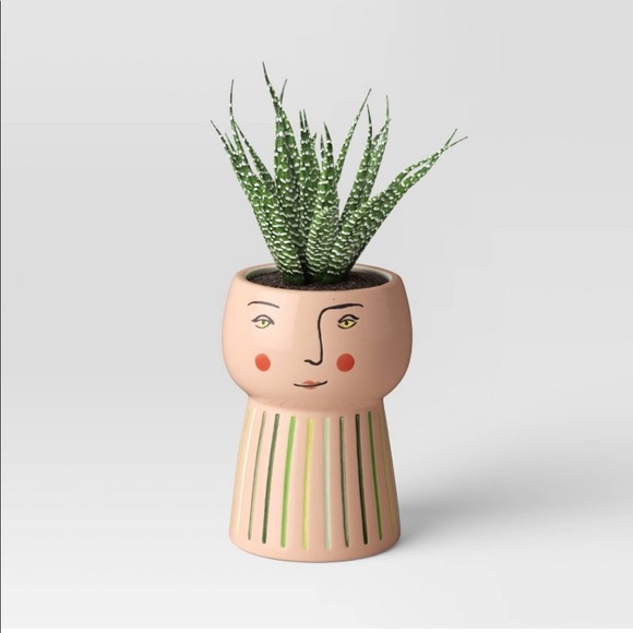 Opalhouse Accents Nwt Opalhouse Family Face Planter 8inch Poshmark